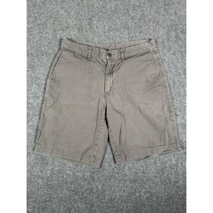 Patagonia Shorts Mens Size 32 Gray Chino Organic Cotton Hiking Outdoors 9" EUC